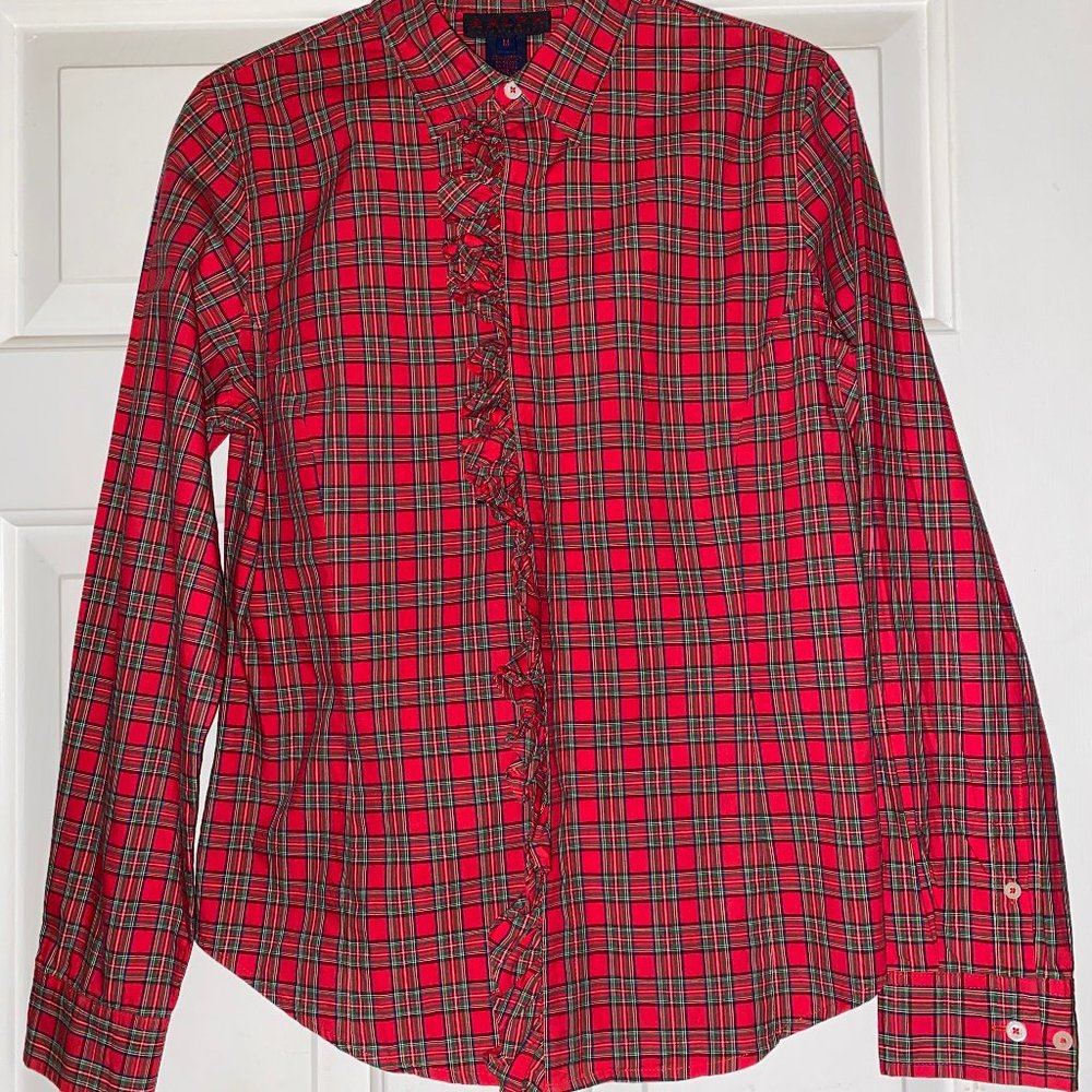 Ralph Ralph Lauren Plaid Button Down Long Sleeve M